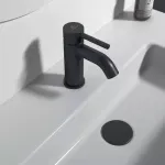 Casa si Gradina - Sanitare - Lavoar baie si accesorii - Baterii sanitare - Baterie lavoar Ideal Standard Ceraline monocomanda finisaj negru mat - Infinity.ro