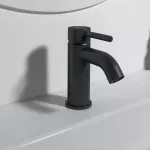 Casa si Gradina - Sanitare - Lavoar baie si accesorii - Baterii sanitare - Baterie lavoar Ideal Standard Ceraline monocomanda finisaj negru mat - Infinity.ro