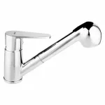 Casa si Gradina - Sanitare - Chiuveta bucatarie si accesorii - Baterii bucatarie - Baterie bucatarie cu dus extractibil crom Ferro Algeo - Infinity.ro