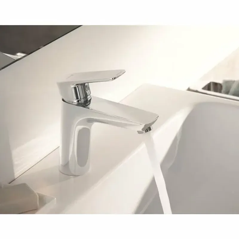 Casa si Gradina - Sanitare - Lavoar baie si accesorii - Baterii sanitare - Baterie lavoar Kludi Pure&Style 75 cu ventil metalic pop-up - Infinity.ro