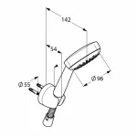Casa si Gradina - Sanitare - Lavoar baie si accesorii - Baterii sanitare - Set complet sistem de dus Kludi Pure&Easy A-QA Eco 200 incastrat cu baterie de lavoar - Infinity.ro