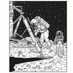 Carti si Birotica - Carti - Carti pentru copii - Carti pentru bebelusi - Space Magic Painting Book Usborne - Infinity.ro