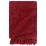 Casa si Gradina - Textile si covoare - Pături și cuverturi - Pături - Patura Burgundy 220 x 250 cm Poliester - Infinity.ro