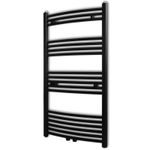 Casa si Gradina - Termice - Generatoare de aer cald - Radiator de prosoape Pe perete Negru - Infinity.ro