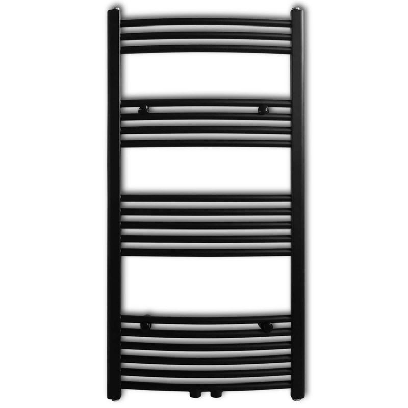 Casa si Gradina - Termice - Generatoare de aer cald - Radiator de prosoape Pe perete Negru - Infinity.ro