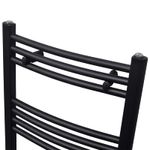 Casa si Gradina - Termice - Generatoare de aer cald - Radiator de prosoape Pe perete Negru - Infinity.ro