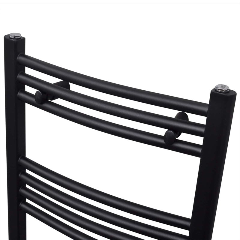 Casa si Gradina - Termice - Generatoare de aer cald - Radiator de prosoape Pe perete Negru - Infinity.ro