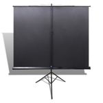 TV, Audio-Video si Foto - Videoproiectoare si accesorii - Ecrane proiectie - Ecran de Proiectie Negru si Alb 89 inci Metal si poliester - Infinity.ro