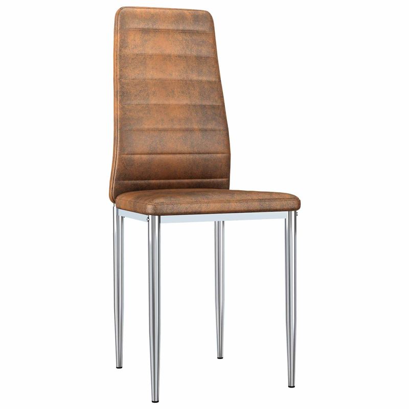 Casa si Gradina - Mobilier - Scaune si fotolii - Scaune - Scaune de dining 2 pcs Maro 41.5 x 48 x 99 cm - Infinity.ro