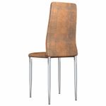 Casa si Gradina - Mobilier - Scaune si fotolii - Scaune - Scaune de dining 2 pcs Maro 41.5 x 48 x 99 cm - Infinity.ro