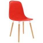 Casa si Gradina - Mobilier - Scaune si fotolii - Scaune - Scaune de dining 6 pcs Rosu 47 x 50.5 x 83 cm - Infinity.ro