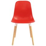 Casa si Gradina - Mobilier - Scaune si fotolii - Scaune - Scaune de dining 6 pcs Rosu 47 x 50.5 x 83 cm - Infinity.ro
