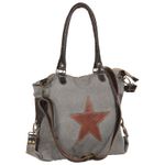 Fashion, accesorii si bijuterii - Femei - Accesorii femei - Genti si rucsacuri femei - Geanta Star Gri inchis 63 x 41 cm Panza - Infinity.ro