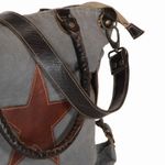 Fashion, accesorii si bijuterii - Femei - Accesorii femei - Genti si rucsacuri femei - Geanta Star Gri inchis 63 x 41 cm Panza - Infinity.ro