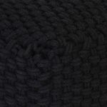 Casa si Gradina - Mobilier - Scaune si fotolii - Tabureti - Taburet Pouffe Negru 50 x 50 x 30 cm - Infinity.ro