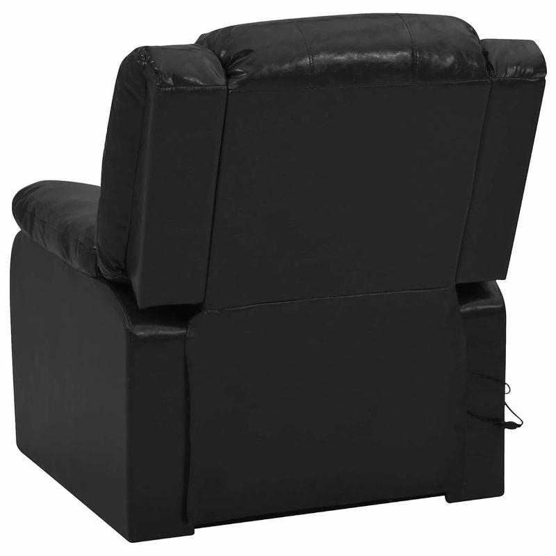 Ingrijire personala si Cosmetice - Sanatate si wellness - Articole wellness - Fotolii de masaj - Fotoliu reclinabil electric cu Masaj Negru 92 x 93 x 98 cm - Infinity.ro