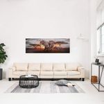 Casa si Gradina - Decoratiuni - Tablouri - Pictura pe panza Animal Print Multicolour 120 x 40 cm Panza - Infinity.ro