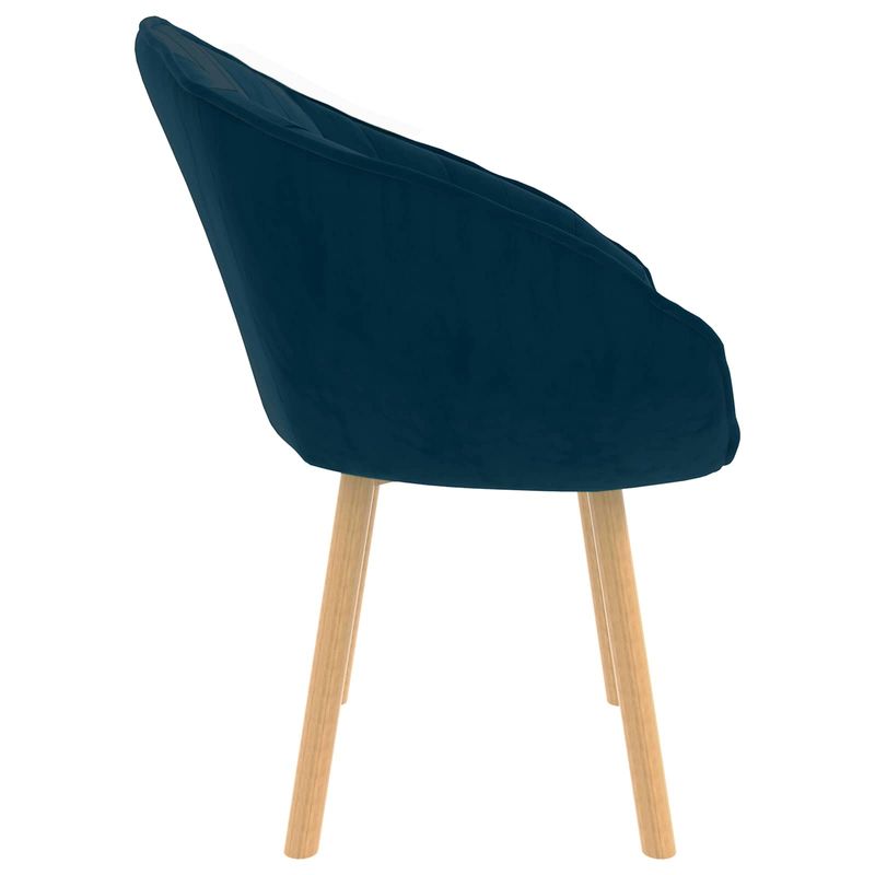 Casa si Gradina - Mobilier - Scaune si fotolii - Scaune - Scaun de sufragerie albastru 62 x 58 x 76 cm Catifea - Infinity.ro