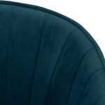 Casa si Gradina - Mobilier - Scaune si fotolii - Scaune - Scaun de sufragerie albastru 62 x 58 x 76 cm Catifea - Infinity.ro