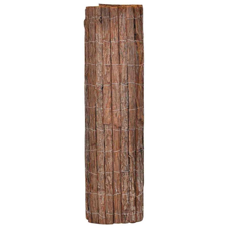 Casa si Gradina - Gradina si terasa - Garduri, panouri si accesorii - Gard din scoarta de copac Maro 600 x 125 cm Cortex - Infinity.ro