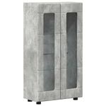 Casa si Gradina - Mobilier - Seturi de mobilier - Seturi living - Set comoda TV cu sertar cu Raft Gri din beton Lemn compozit - Infinity.ro