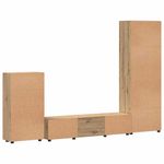 Casa si Gradina - Mobilier - Seturi de mobilier - Seturi living - Set comoda TV cu sertar cu Raft Stejar Artizanal Lemn compozit - Infinity.ro