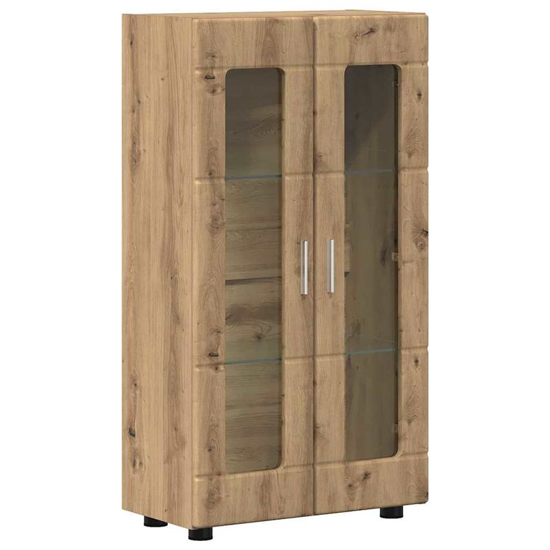 Casa si Gradina - Mobilier - Seturi de mobilier - Seturi living - Set comoda TV cu sertar cu Raft Stejar Artizanal Lemn compozit - Infinity.ro