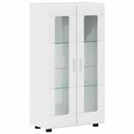Casa si Gradina - Mobilier - Seturi de mobilier - Seturi living - Set comoda TV cu sertar cu Raft cu usa Alb lucios Lemn compozit - Infinity.ro
