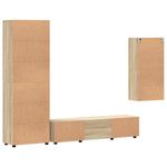 Casa si Gradina - Mobilier - Seturi de mobilier - Seturi living - Set comoda TV cu sertar cu Raft Stejar Sonoma Lemn compozit - Infinity.ro