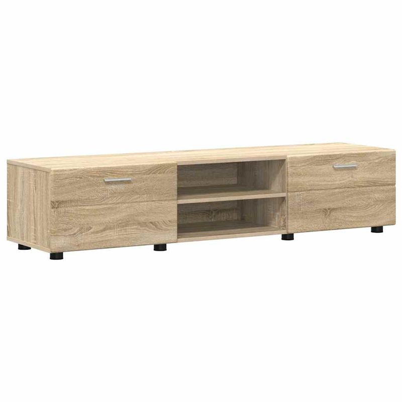Casa si Gradina - Mobilier - Seturi de mobilier - Seturi living - Set comoda TV cu sertar cu Raft Stejar Sonoma Lemn compozit - Infinity.ro