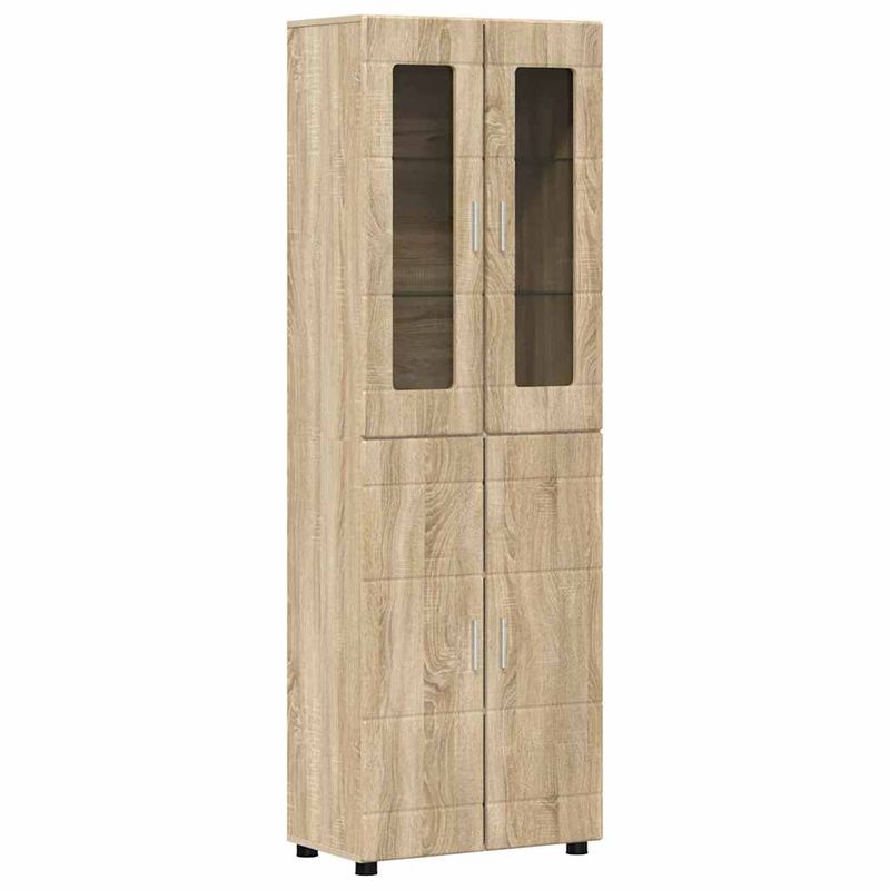 Casa si Gradina - Mobilier - Seturi de mobilier - Seturi living - Set comoda TV cu sertar cu Raft Stejar Sonoma Lemn compozit - Infinity.ro