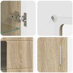 Casa si Gradina - Mobilier - Seturi de mobilier - Seturi living - Set comoda TV cu sertar cu Raft Stejar Sonoma Lemn compozit - Infinity.ro