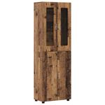 Casa si Gradina - Mobilier - Seturi de mobilier - Seturi living - Set comoda TV cu sertar cu Raft cu usa Lemn vechi Lemn compozit - Infinity.ro
