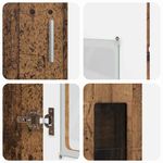 Casa si Gradina - Mobilier - Seturi de mobilier - Seturi living - Set comoda TV cu sertar cu Raft cu usa Lemn vechi Lemn compozit - Infinity.ro
