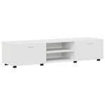 Casa si Gradina - Mobilier - Seturi de mobilier - Seturi living - Set comoda TV cu sertar cu Raft cu depozitare Alb Lemn compozit - Infinity.ro