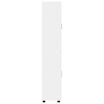 Casa si Gradina - Mobilier - Seturi de mobilier - Seturi living - Bufet cu Raft cu depozitare Alb 60 x 35 x 182 cm Lemn compozit - Infinity.ro