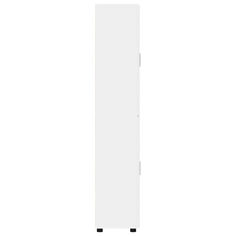 Casa si Gradina - Mobilier - Seturi de mobilier - Seturi living - Bufet cu Raft cu depozitare Alb 60 x 35 x 182 cm Lemn compozit - Infinity.ro