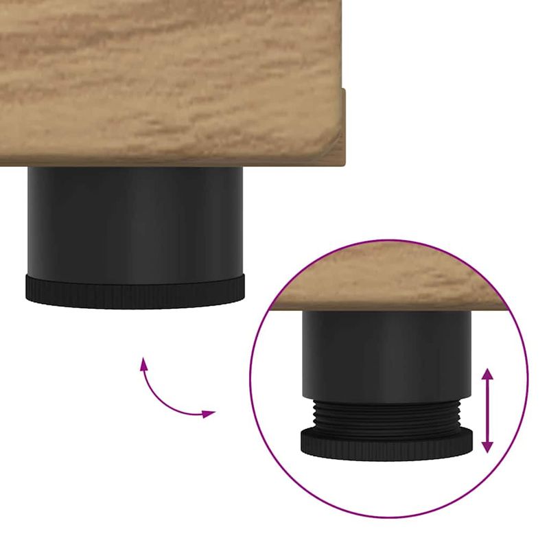 Casa si Gradina - Mobilier - Seturi de mobilier - Seturi living - Set comoda TV cu sertar cu Raft Stejar Artizanal Lemn compozit - Infinity.ro