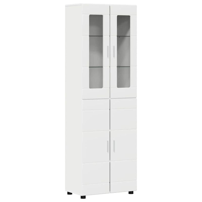 Casa si Gradina - Mobilier - Seturi de mobilier - Seturi living - Set comoda TV cu sertar cu Raft cu depozitare Alb Lemn compozit - Infinity.ro