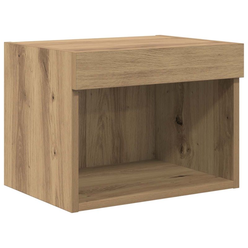 Casa si Gradina - Mobilier - Comode si corpuri - Comode - Unitati TV de perete cu LED 5 pcs Stejar Artizanal 100 x 30 x 30 cm - Infinity.ro