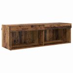 Casa si Gradina - Mobilier - Comode si corpuri - Comode - Unitati TV de perete cu LED 5 pcs Lemn vechi 40,5 x 30 x 102 cm - Infinity.ro