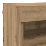 Casa si Gradina - Mobilier - Comode si corpuri - Comode - Unitati TV de perete cu LED 5 pcs Stejar Artizanal 80 x 30 x 40 cm - Infinity.ro