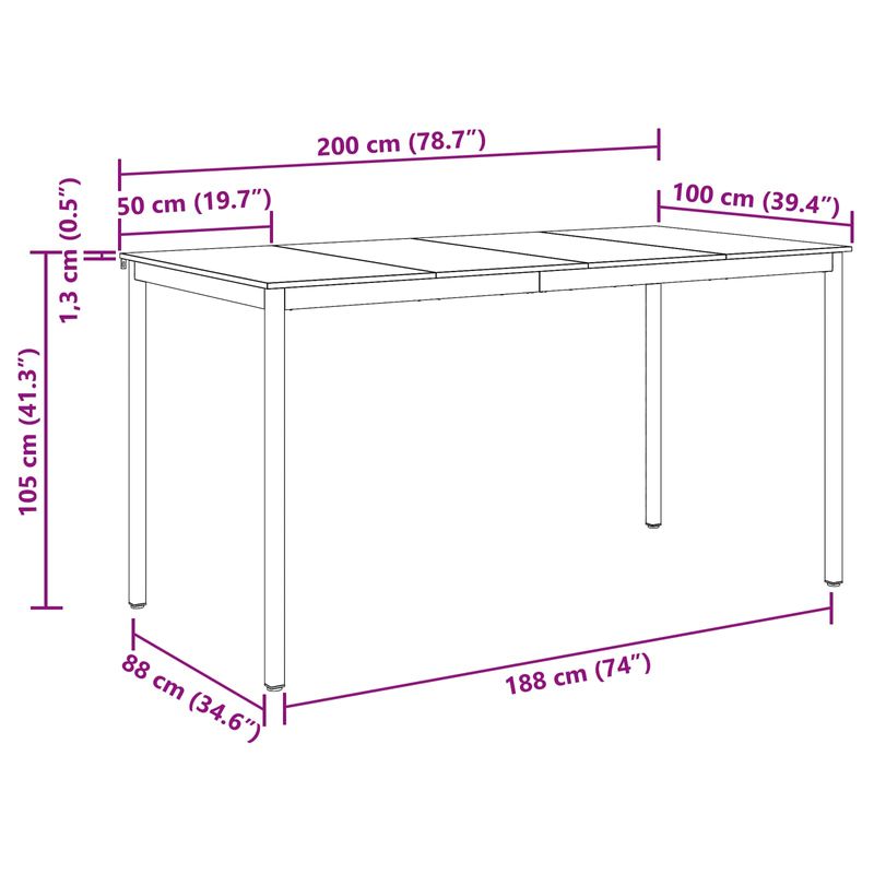 Casa si Gradina - Mobilier - Mese si birouri - Mese bucatarie si dining - Mese de sufragerie Lemn compozit - Infinity.ro