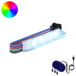 Casa si Gradina - Corpuri si surse de iluminat - Benzi LED - Banda LED 4 pcs Negru si Multicolor 150 cm Cupru si Plastic - Infinity.ro