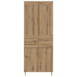 Casa si Gradina - Mobilier - Comode si corpuri - Corpuri bucatarie - Bufet cu sertar Stejar Artizanal 69,5 x 34 x 180 cm Lemn compozit - Infinity.ro