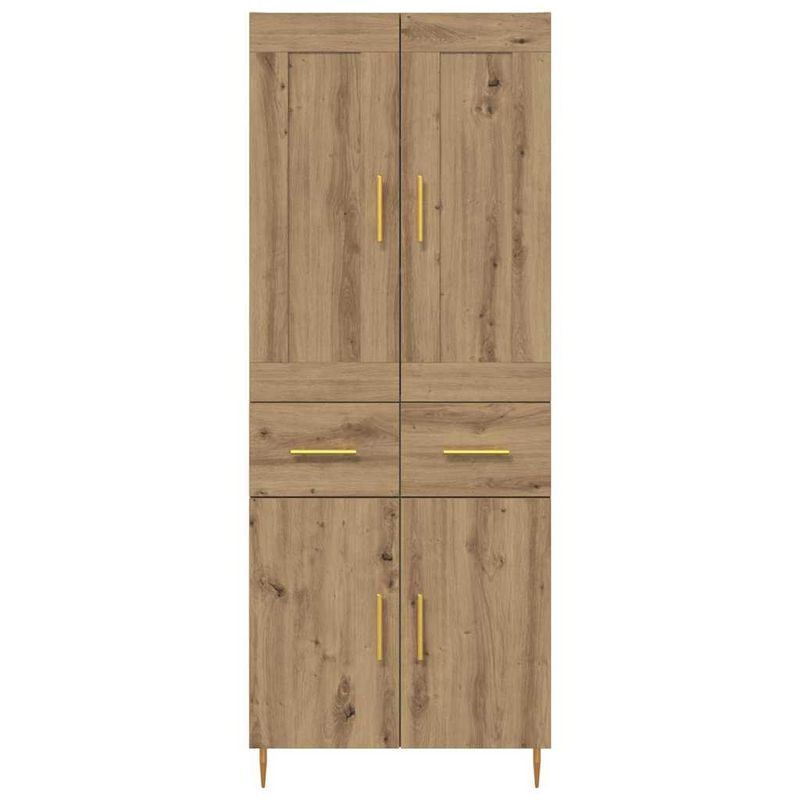 Casa si Gradina - Mobilier - Comode si corpuri - Corpuri bucatarie - Bufet cu sertar Stejar Artizanal 69,5 x 34 x 180 cm Lemn compozit - Infinity.ro