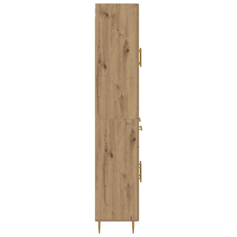 Casa si Gradina - Mobilier - Comode si corpuri - Corpuri bucatarie - Bufet cu sertar Stejar Artizanal 69,5 x 34 x 180 cm Lemn compozit - Infinity.ro