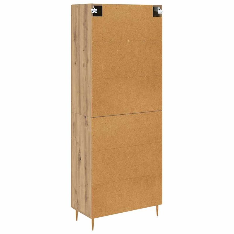 Casa si Gradina - Mobilier - Comode si corpuri - Corpuri bucatarie - Bufet cu sertar Stejar Artizanal 69,5 x 34 x 180 cm Lemn compozit - Infinity.ro