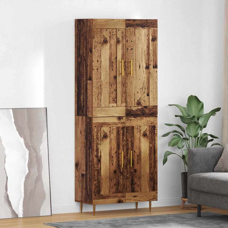 Casa si Gradina - Mobilier - Comode si corpuri - Corpuri bucatarie - Bufet Lemn Vechi 69,5 x 34 x 180 cm Lemn compozit - Infinity.ro