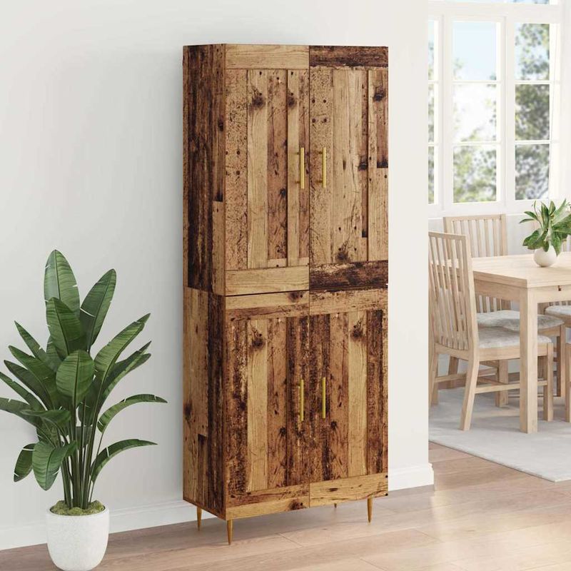 Casa si Gradina - Mobilier - Comode si corpuri - Corpuri bucatarie - Bufet Lemn Vechi 69,5 x 34 x 180 cm Lemn compozit - Infinity.ro